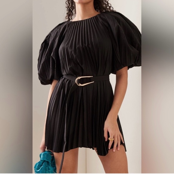 Acler Bateau Neckline Mini Dress - Picture 5 of 7